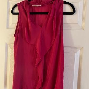 Michael Kors hot pink blouse